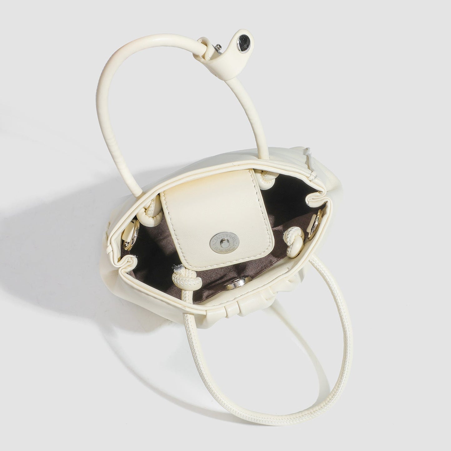 Square pleated versatile bag, bag women's fashion women's tote bag, portable casual shoulder bag -dropshippingabc.com