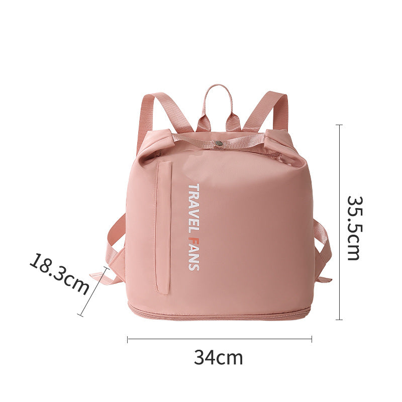 Fitness Backpack with Wet-Dry Separation - Large Capacity Sports Bag for Gym, Swimming & Beach Travel -dropshippingabc.com