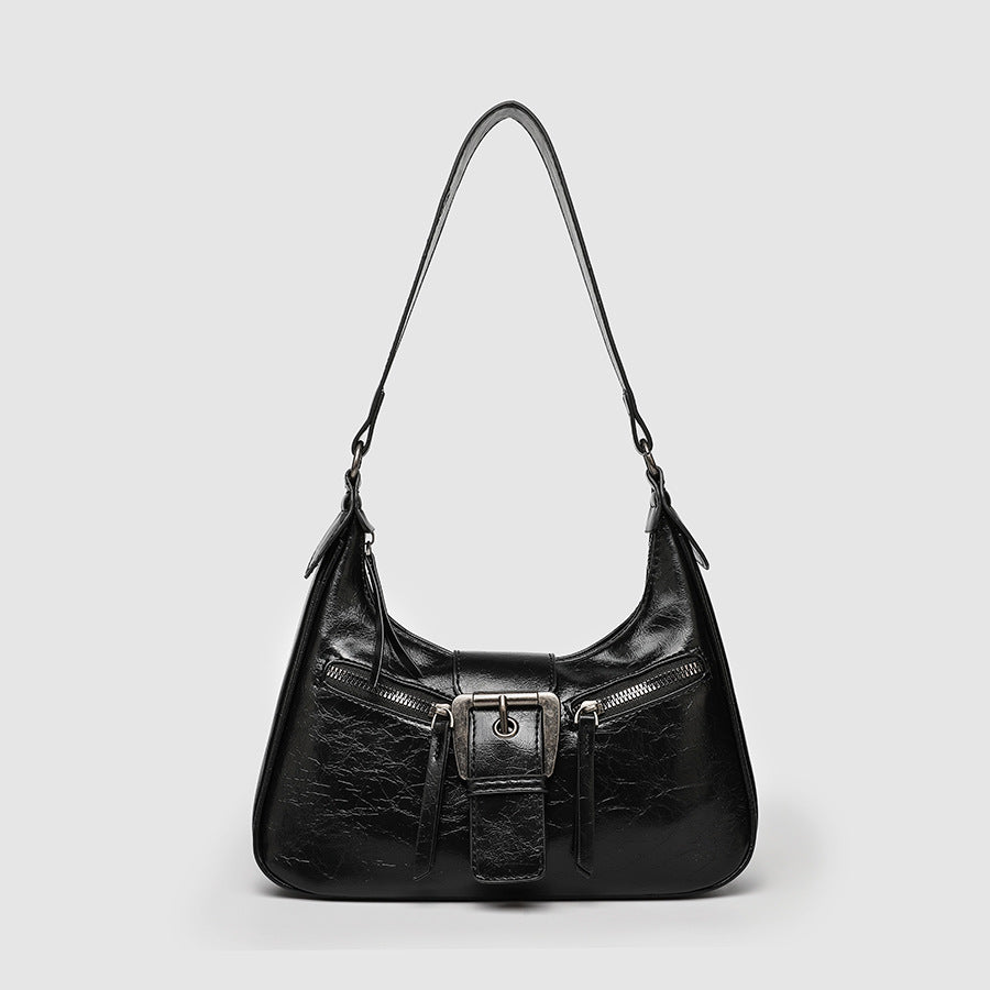 Women's Retro Hobo Shoulder Bag - Fashion Crescent Crossbody Bag with Vintage Design -dropshippingabc.com