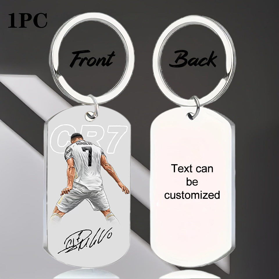 Personalized Keychains for Women Customized Key Chains Men Engraved Name Inspirational Stainless Steel Dog Tag -dropshippingabc.com