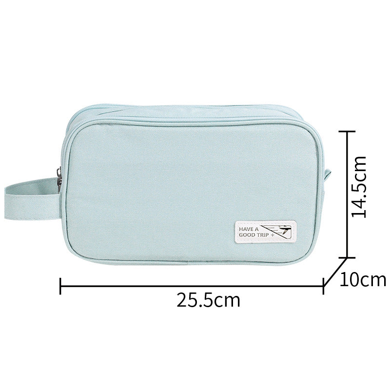 Men's 3-Layer Toilet Bag for Business Trip - Small Compact Cosmetic Organizer with Dry Wet Separation -dropshippingabc.com