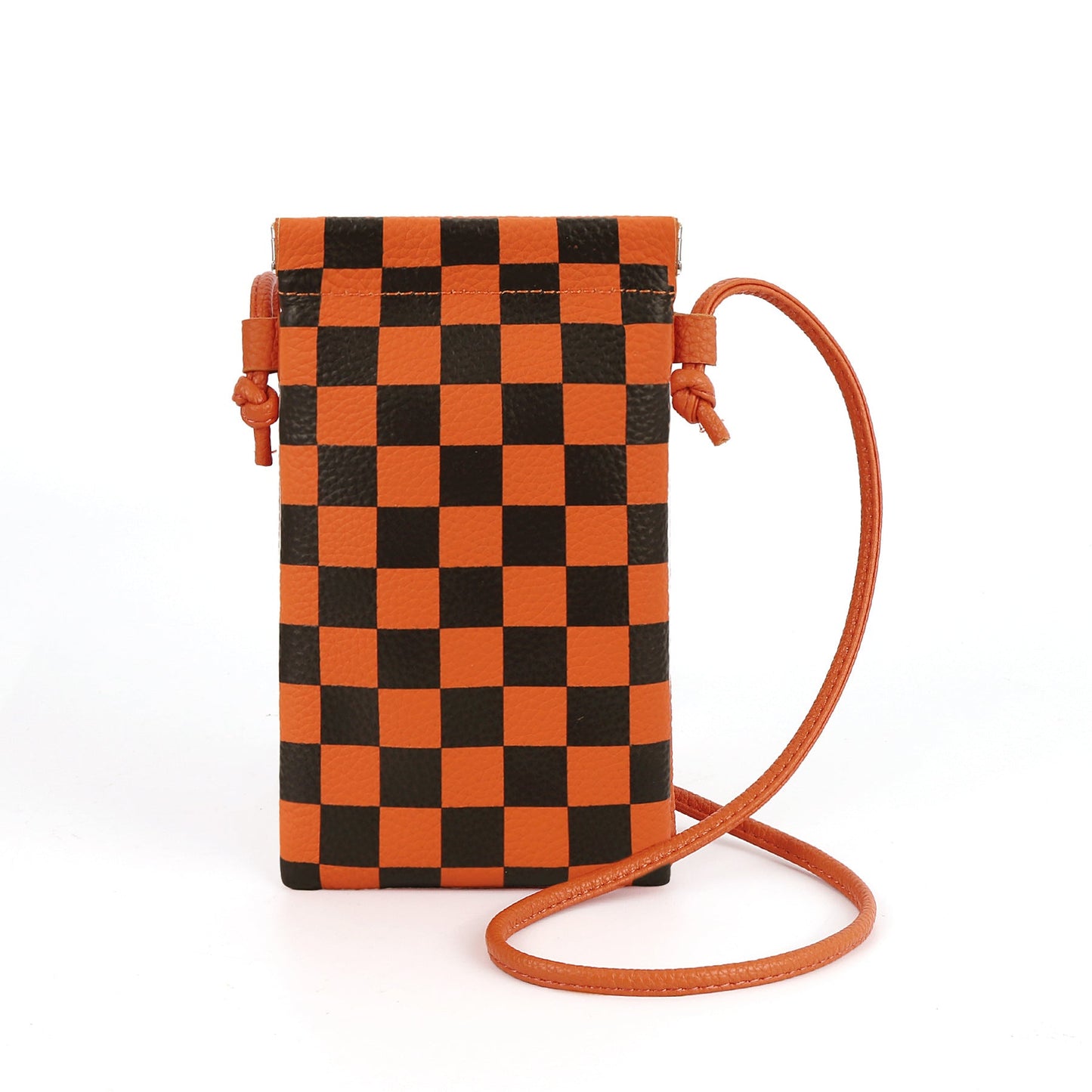 Vegan Leather Phone Crossbody Bag - Mini Mobile Phone Holder Pouch -dropshippingabc.com