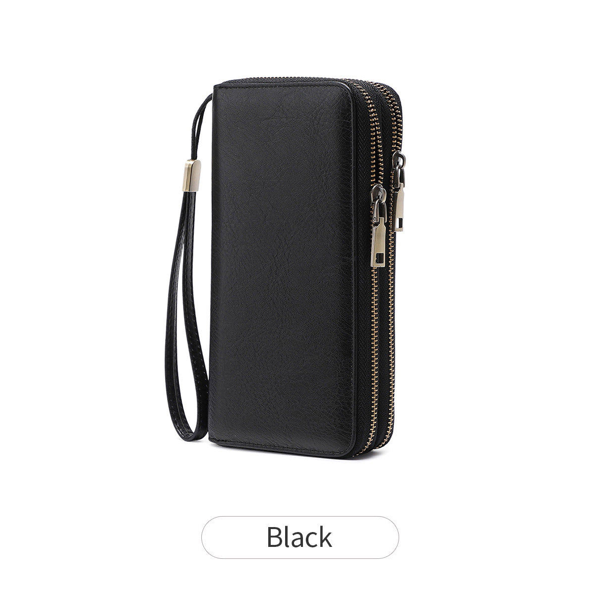 RFID anti-theft brush, women's long wallet, retro cow pattern organ card bag, large capacity clutch bag. -dropshippingabc.com