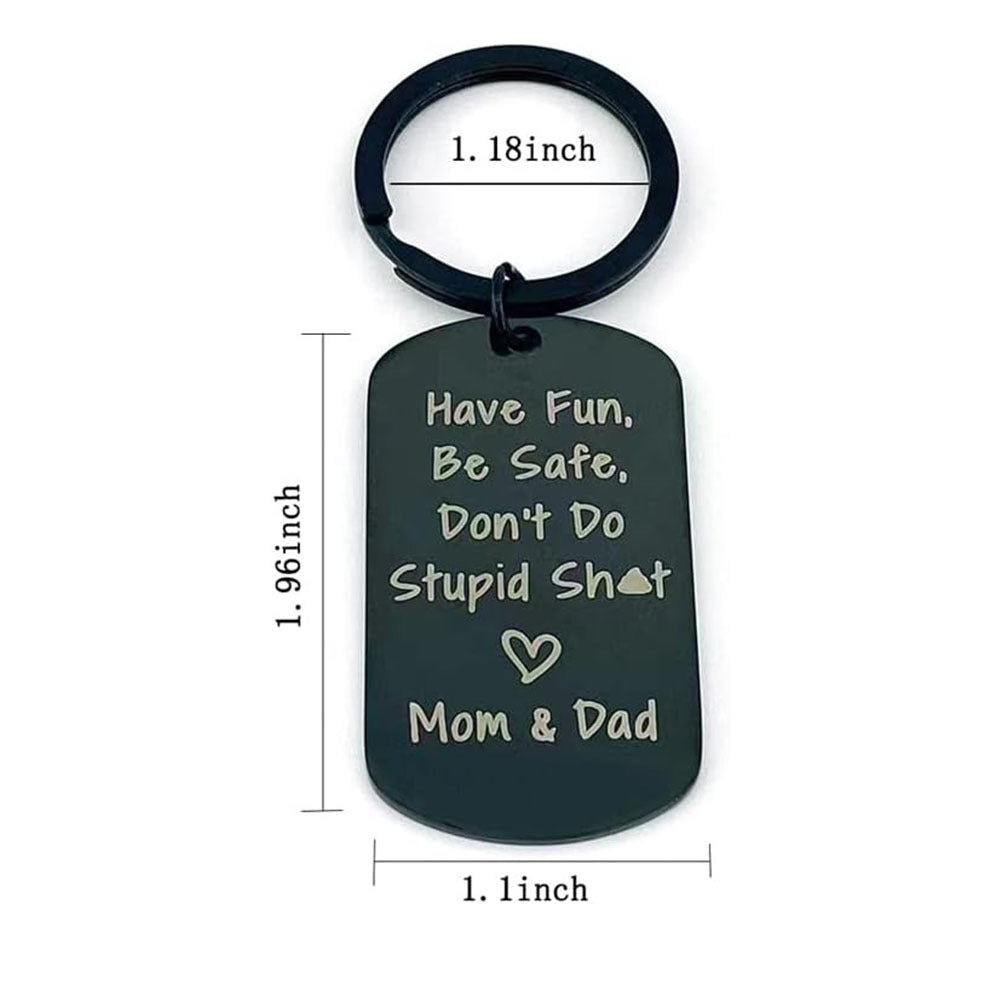 Keychain Black Men's Keychain Foreign Trade Keychain -dropshippingabc.com