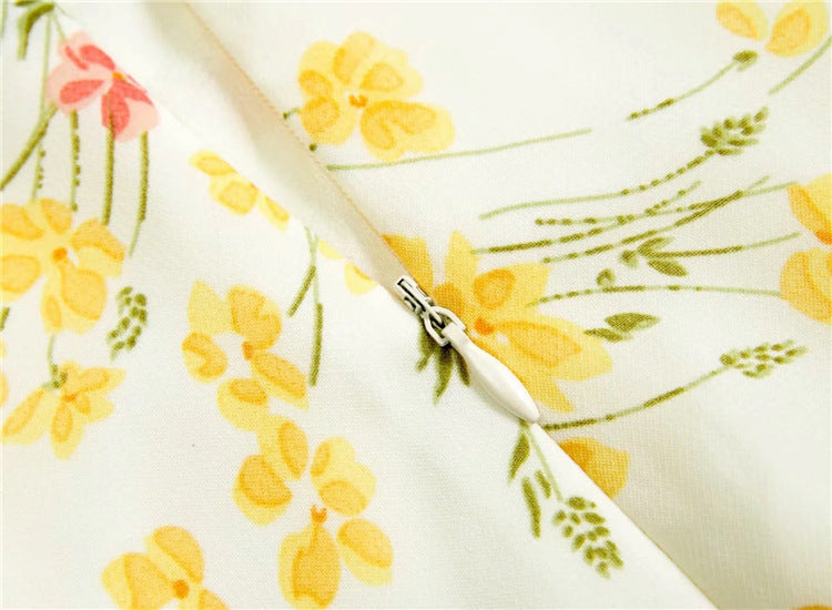 Women's Sexy Tube Top Dress - Sleeveless Sling Dress with Side Split & Shoulder Strap Print Design -dropshippingabc.com