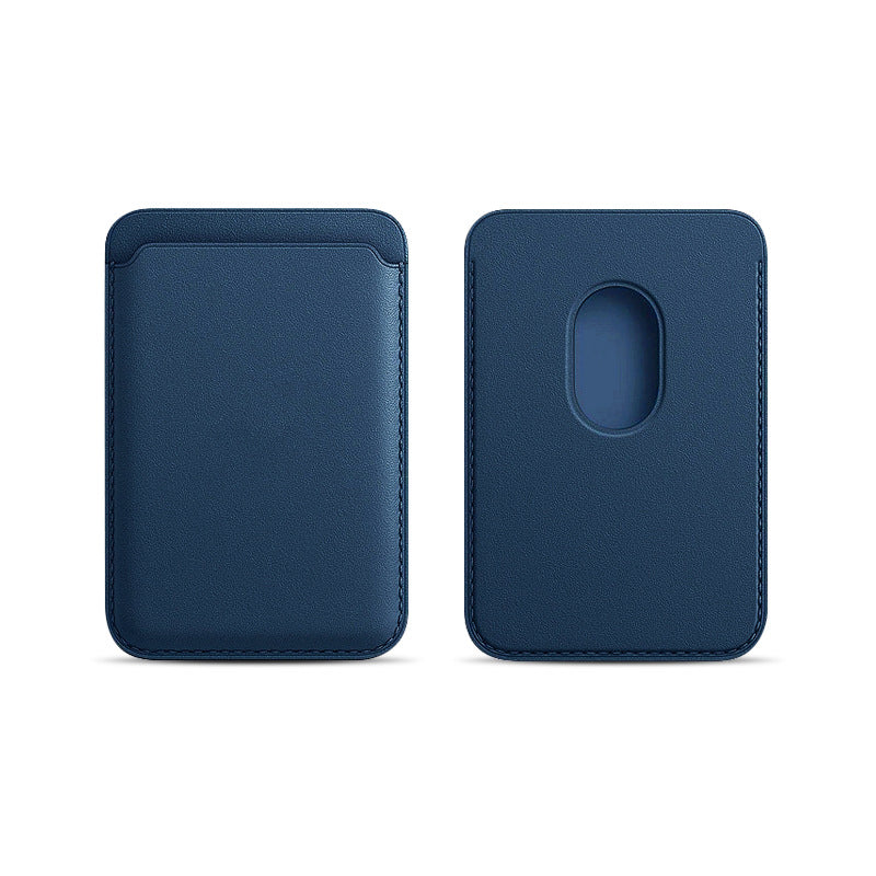 Applicable to Apple 15Magsafe magnetic card bag iPhone mobile phone card bag card holder PU magnetic suction -dropshippingabc.com