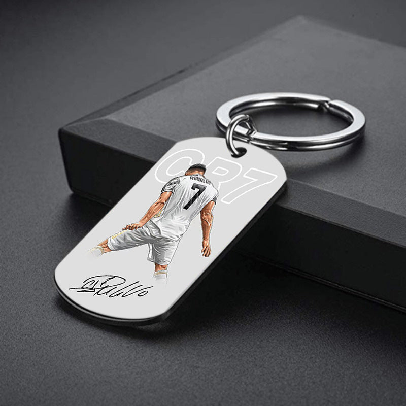 Personalized Keychains for Women Customized Key Chains Men Engraved Name Inspirational Stainless Steel Dog Tag -dropshippingabc.com