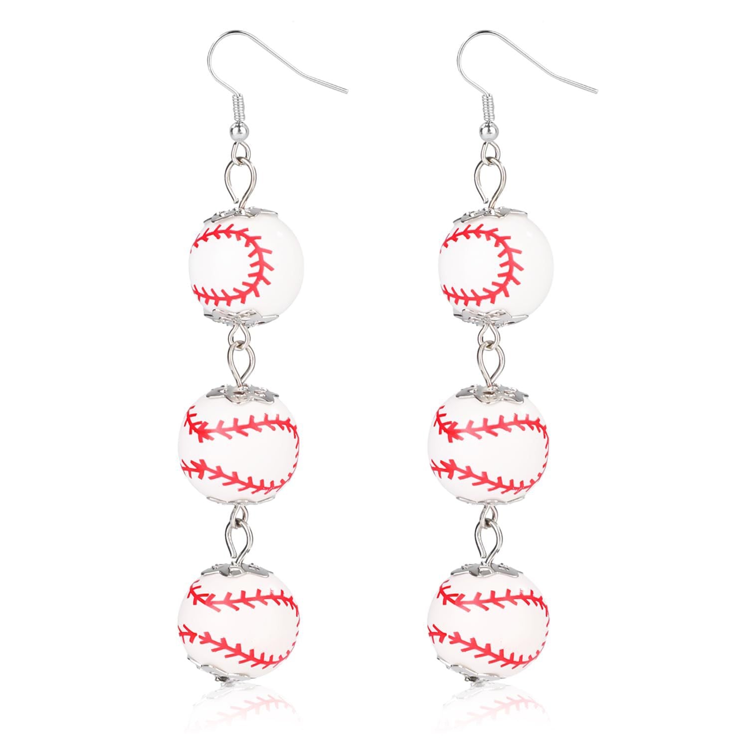 Rhinestone Football & Rugby Earrings for Women - Sparkling Sports Fan Dangle Drop Stud Earrings -dropshippingabc.com