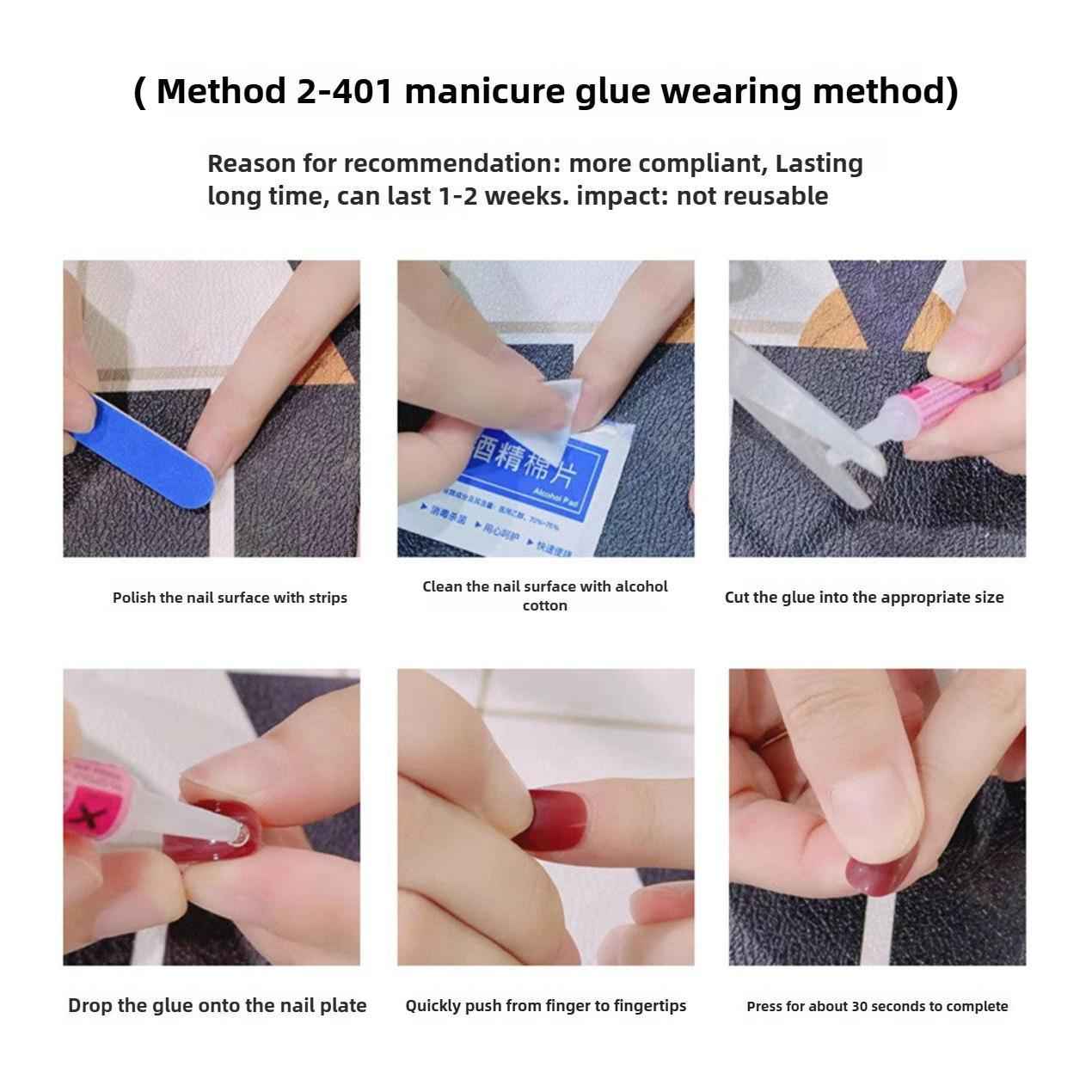 Garden Tone Handmade Press On Nails - Short Almond Floral Fake Nails Removable with Glue Kit #1040