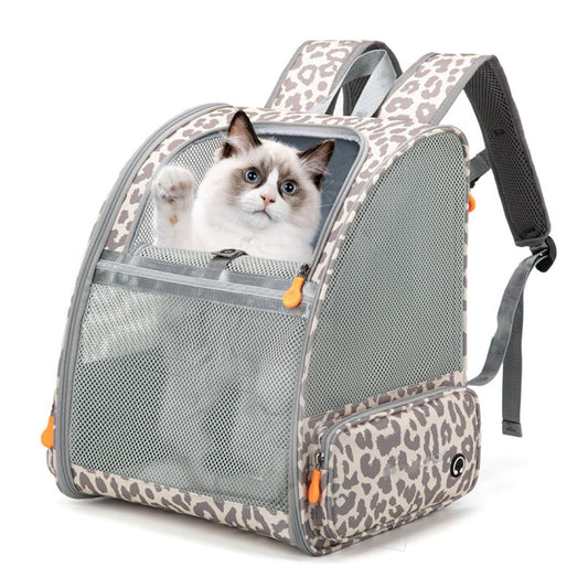 Stylish Pet Backpack Carrier - Premium Portable Cat Backpack with Breathable Mesh, Perfect for Hiking & Everyday Adventures -dropshippingabc.com
