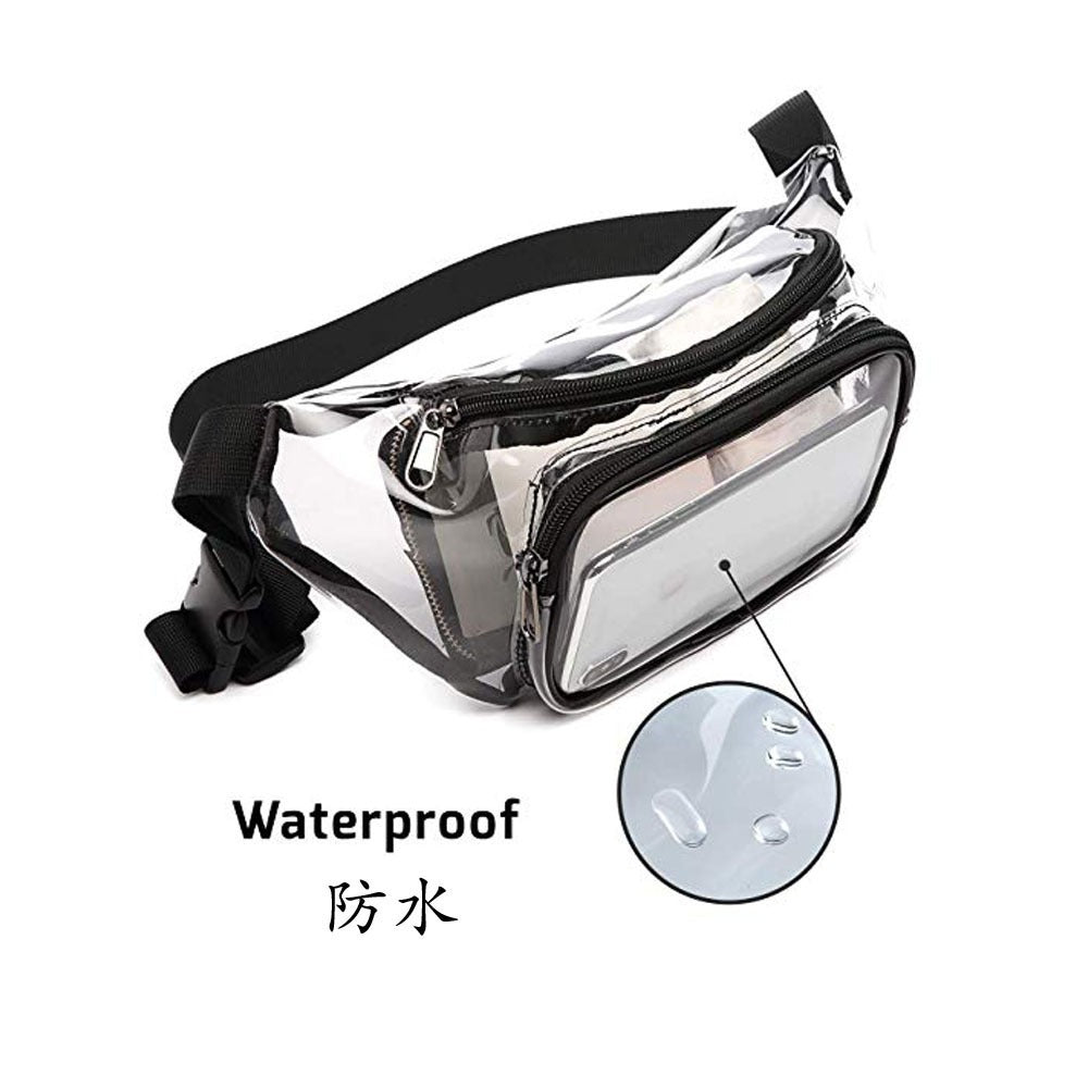 PVC Transparent Belt Fanny Bag - Premium Waterproof Sports Fanny Pack for Outdoor Activities & Rafting -dropshippingabc.com