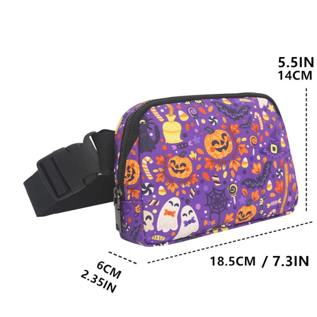 Digital Printing Belt Chest Bag - Stylish Nylon Fanny Pack for Men & Women | Outdoor Sports Waist Bag -dropshippingabc.com