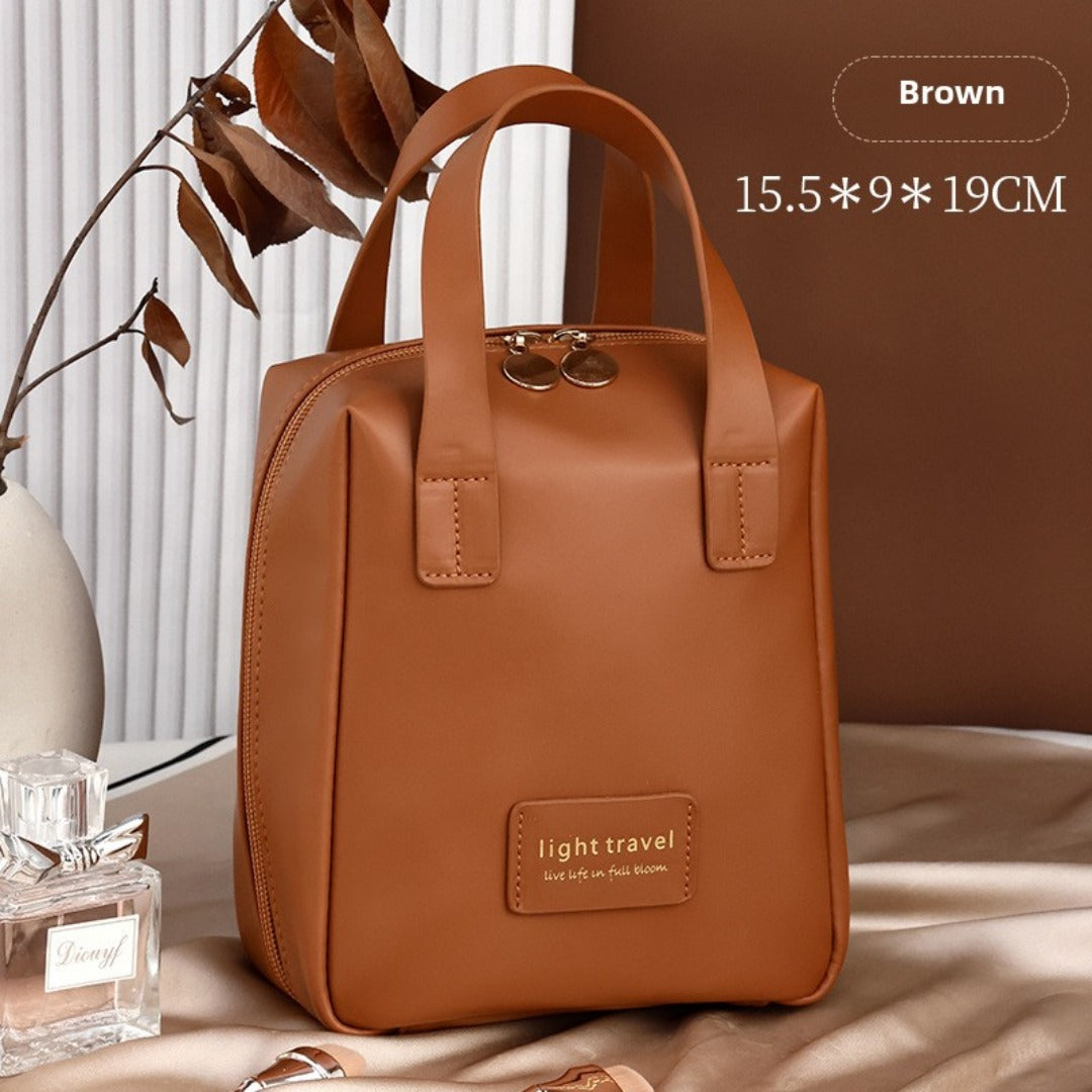 Tote Cosmetic Bag Large Capacity - Travel Portable Shell Makeup Bag Organizer -dropshippingabc.com