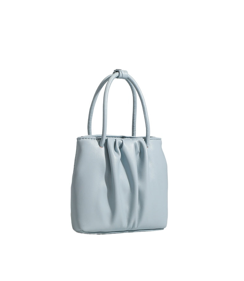 Square pleated versatile bag, bag women's fashion women's tote bag, portable casual shoulder bag -dropshippingabc.com