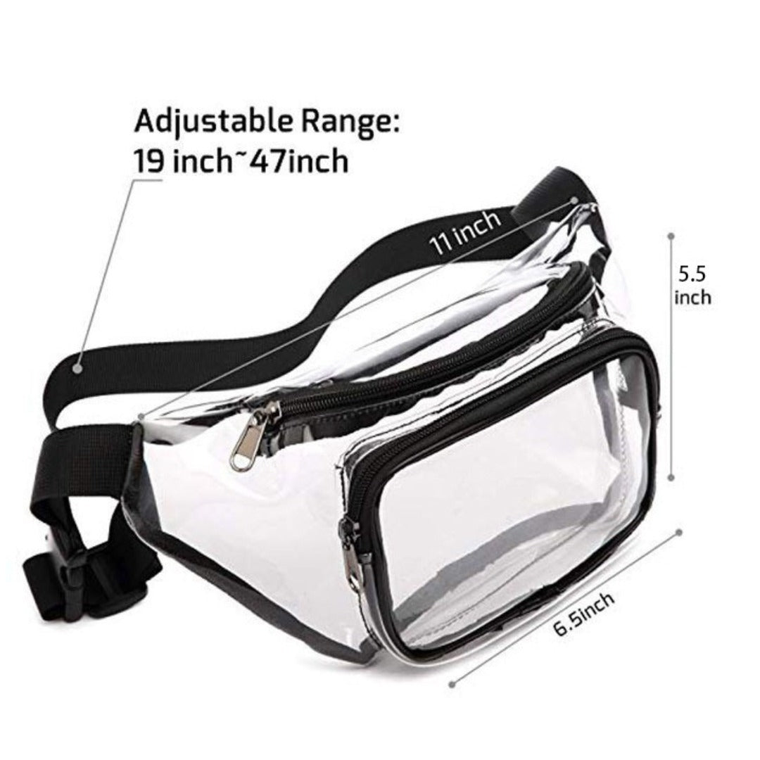 PVC Transparent Belt Fanny Bag - Premium Waterproof Sports Fanny Pack for Outdoor Activities & Rafting -dropshippingabc.com