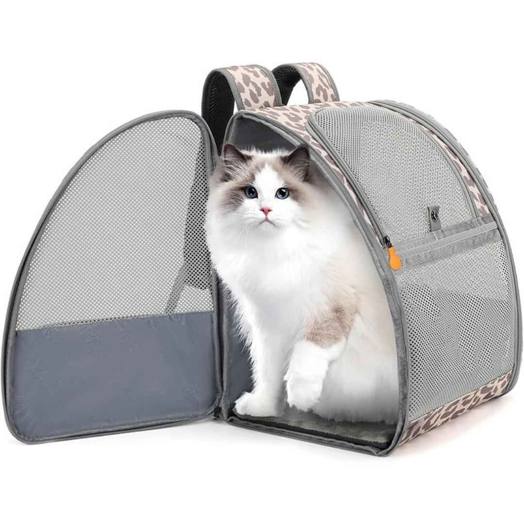 Stylish Pet Bag - Premium Pet Backpack Portable with Breathable Mesh for Hiking, Perfect Cat Backpack for Everyday Adventures