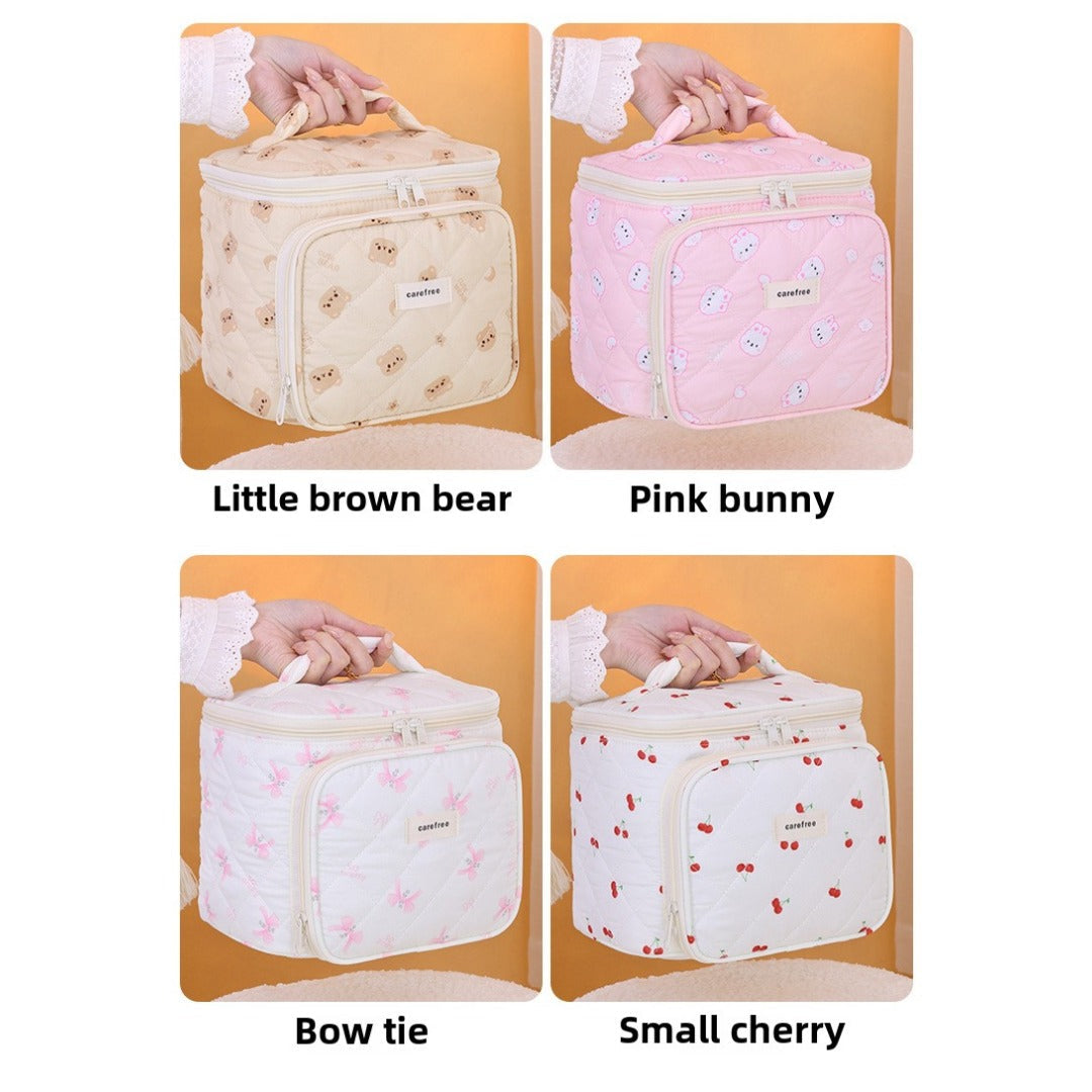 Multifunctional Cosmetic Bag - Partition Storage & Travel Portable Toilet Bag with Compartments -dropshippingabc.com