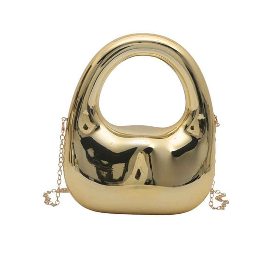 Small Cute Acrylic Clutch Purse - Versatile Chain Strap Evening Bag for Party & Dinner