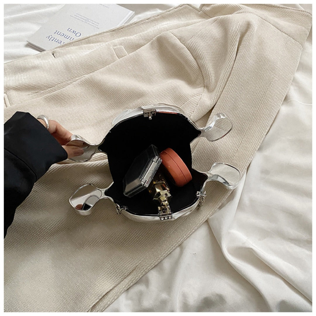 Candy Acrylic Purse Clutch - Women's Metal Evening Handbag with Chain for Formal Prom Wedding -dropshippingabc.com