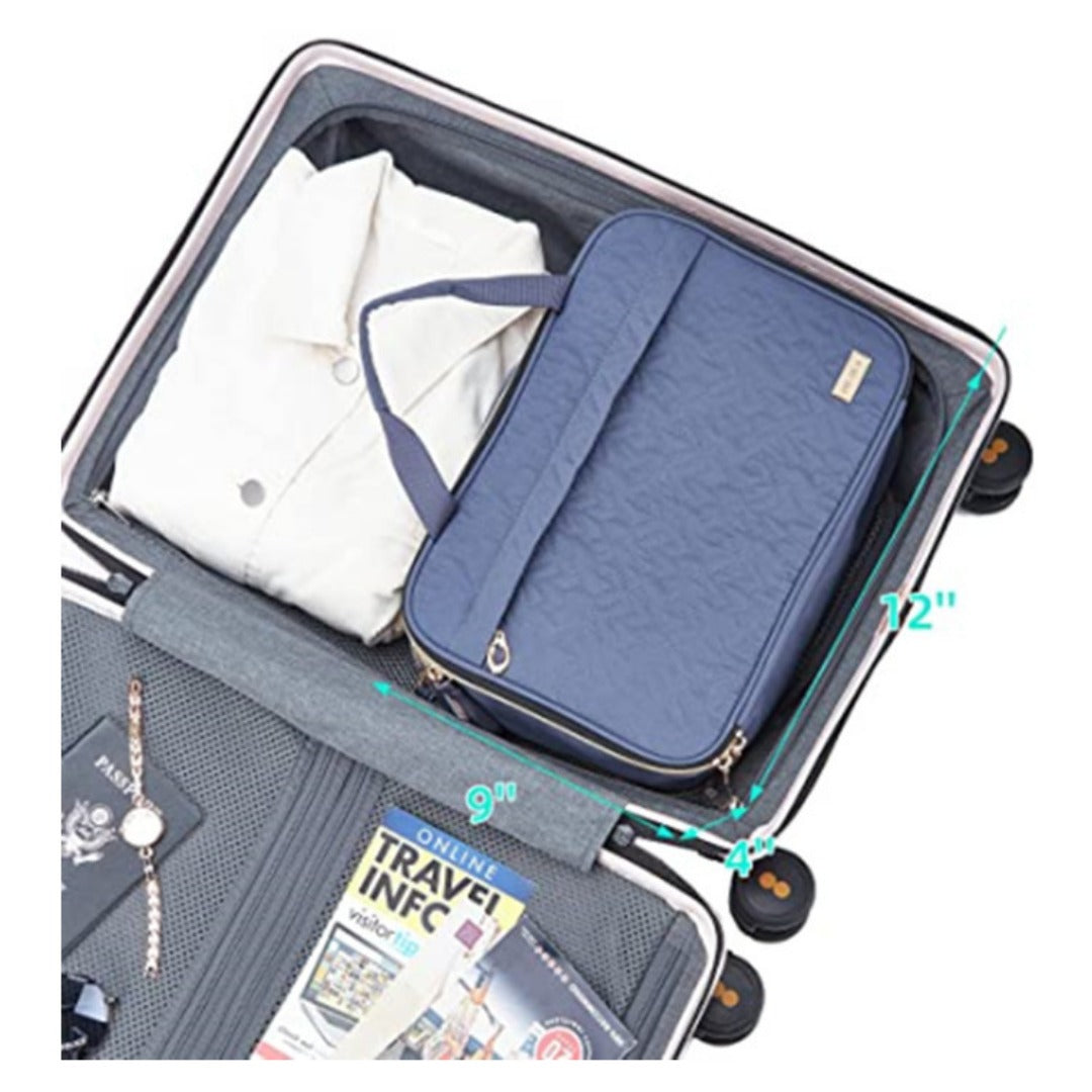 Travel Makeup Bag Organizer - Large Wash Bag & Cosmetic Storage Kit for Women -dropshippingabc.com