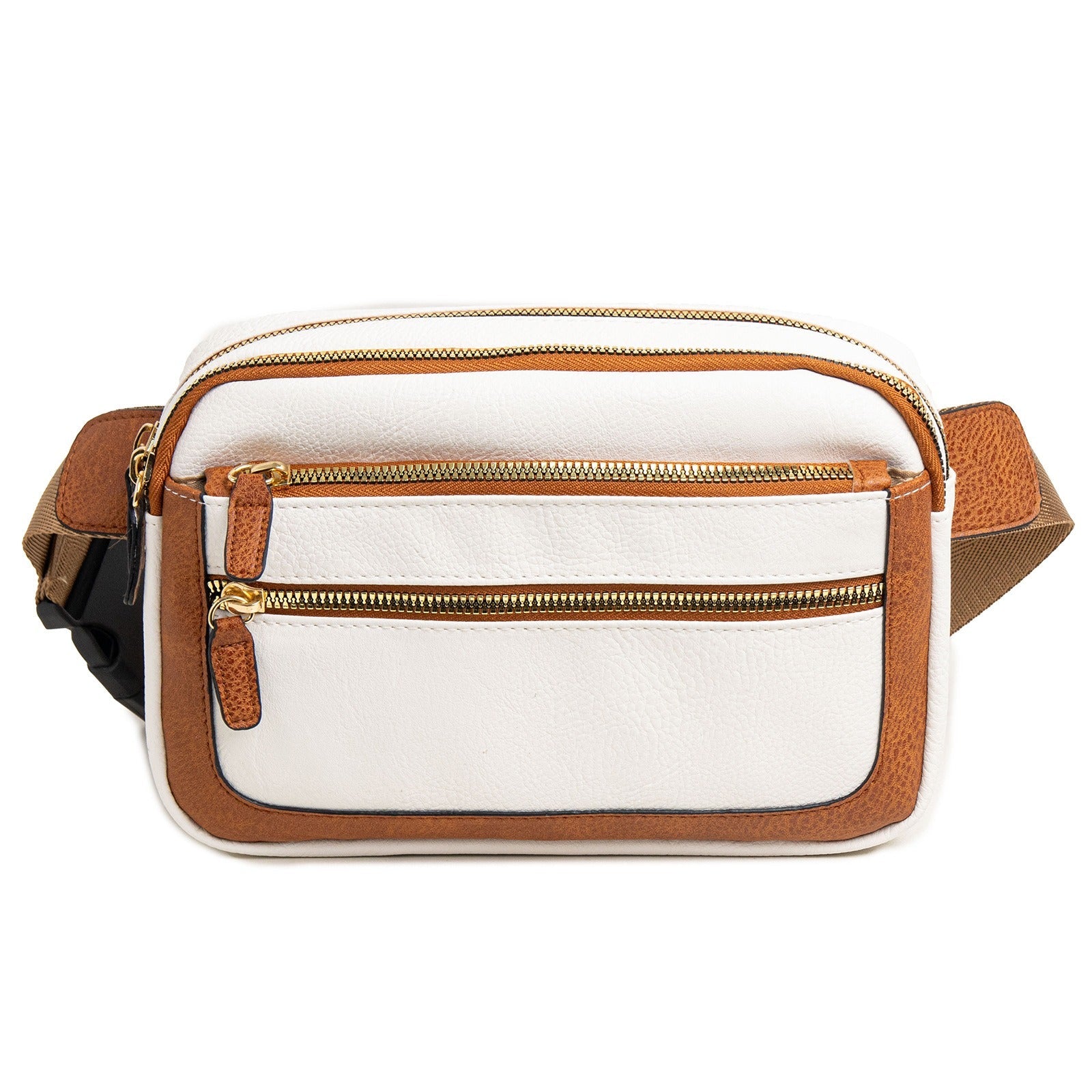 Multifunctional Fashion Fanny Pack – Adjustable Shoulder Strap Travel Breast Bag in Vegan Leather, Ideal Chest Purse for Holiday Sports and Running, Stylish Crossbody Waist Bag for Women -dropshippingabc.com
