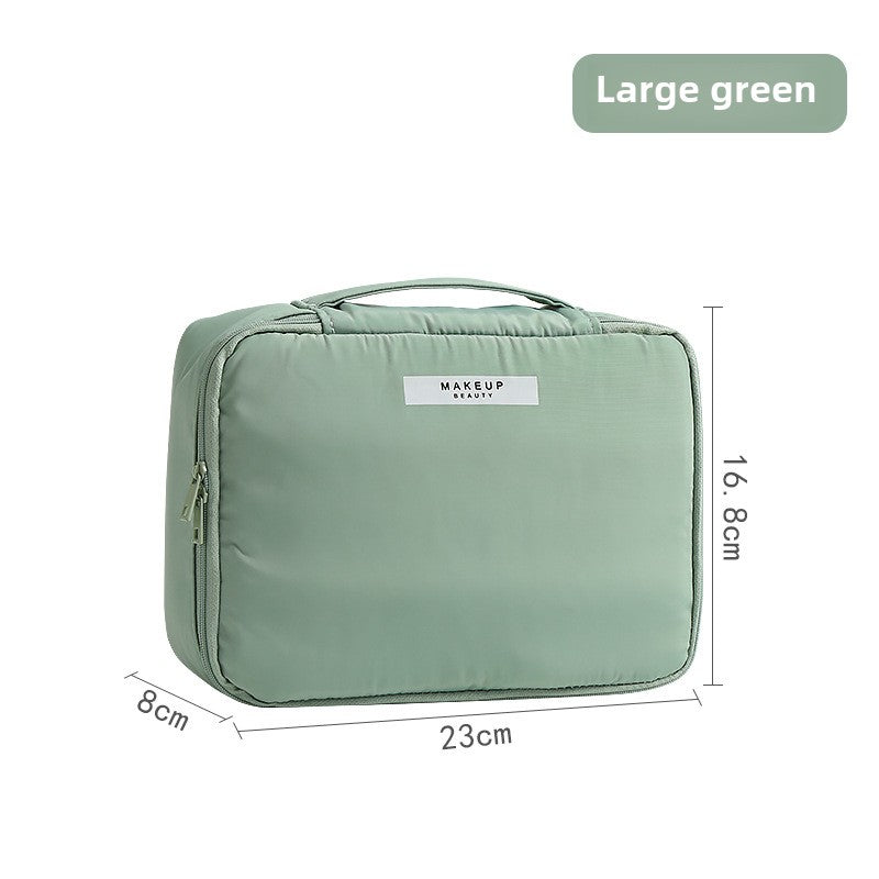 Cosmetic bag, storage bag outdoor portable, large capacity waterproof toilet bag, makeup bag with compartments,