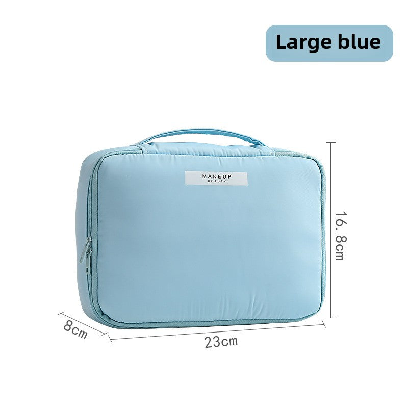 Cosmetic bag, storage bag outdoor portable, large capacity waterproof toilet bag, makeup bag with compartments,