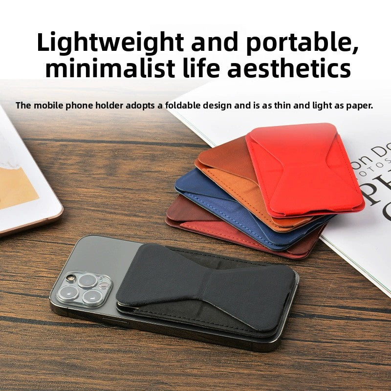 Magnetic Wallet Stand Compatible with iPhone 17/16/15/14/13/12 Series, Angle Adjustment & Magsafe Compatible  Phone Stand -dropshippingabc.com