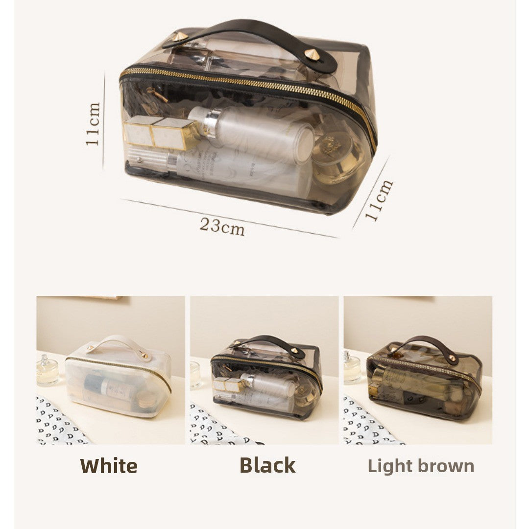 Waterproof PVC Cosmetic Bag - Large Capacity Multi-Functional Travel Makeup Organizer & Wash Bag -dropshippingabc.com