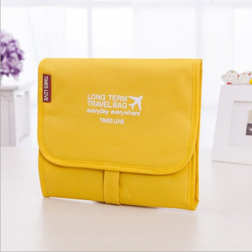 3-in-1 Outdoor Toiletry Bag - Waterproof Foldable Wash Bag with Hook for Travel Storage -dropshippingabc.com