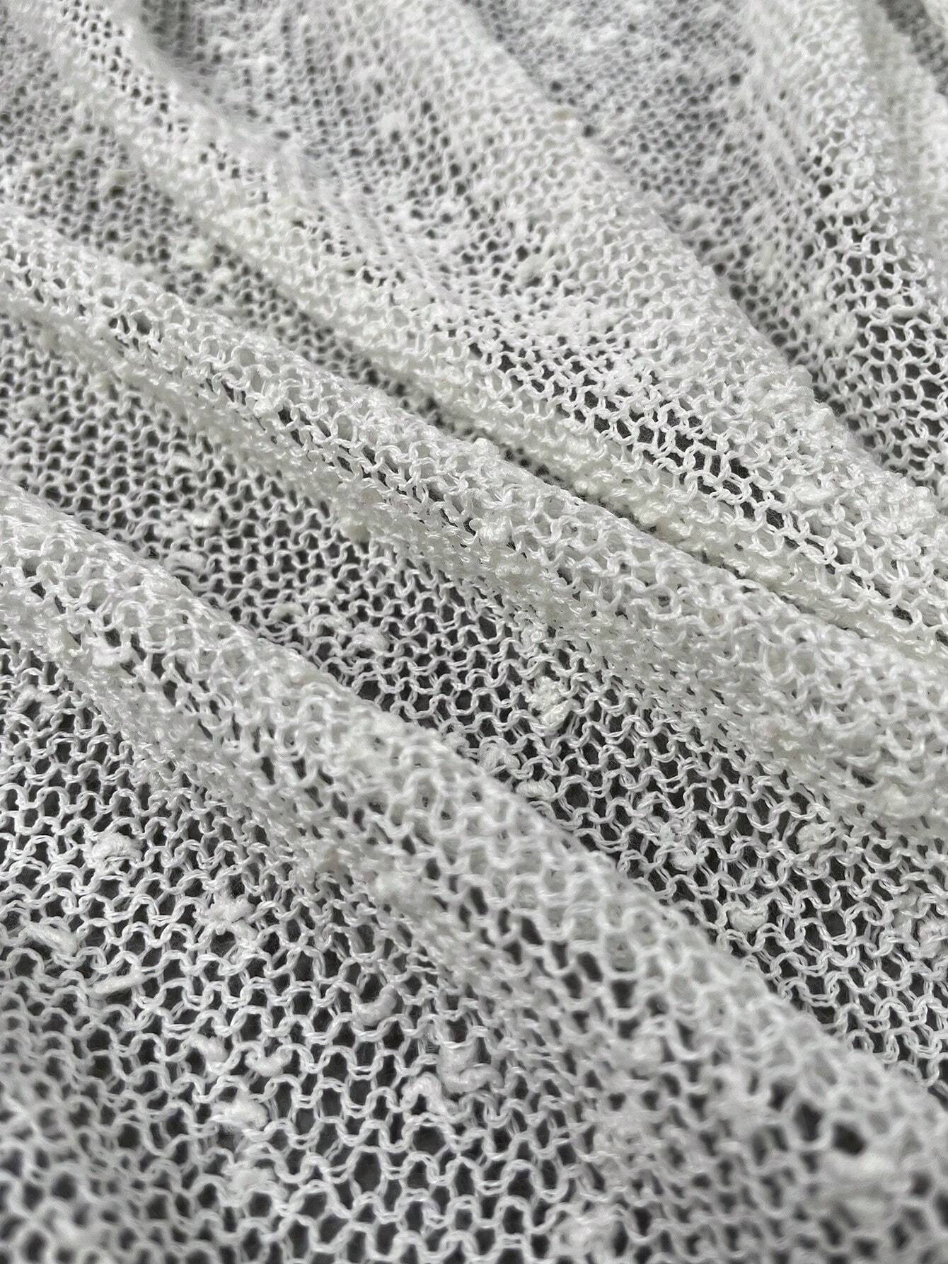 Women's Loose Drop Shoulder & Bell Sleeve Beach Cover Up For Casual Or Vacation Outfit -dropshippingabc.com