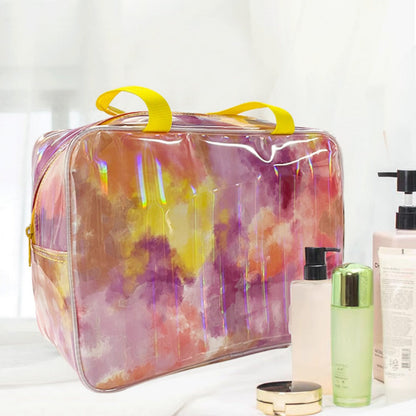Waterproof Makeup Bag for Women - Large Capacity Travel Toiletry Organizer & Portable Storage Bag -dropshippingabc.com