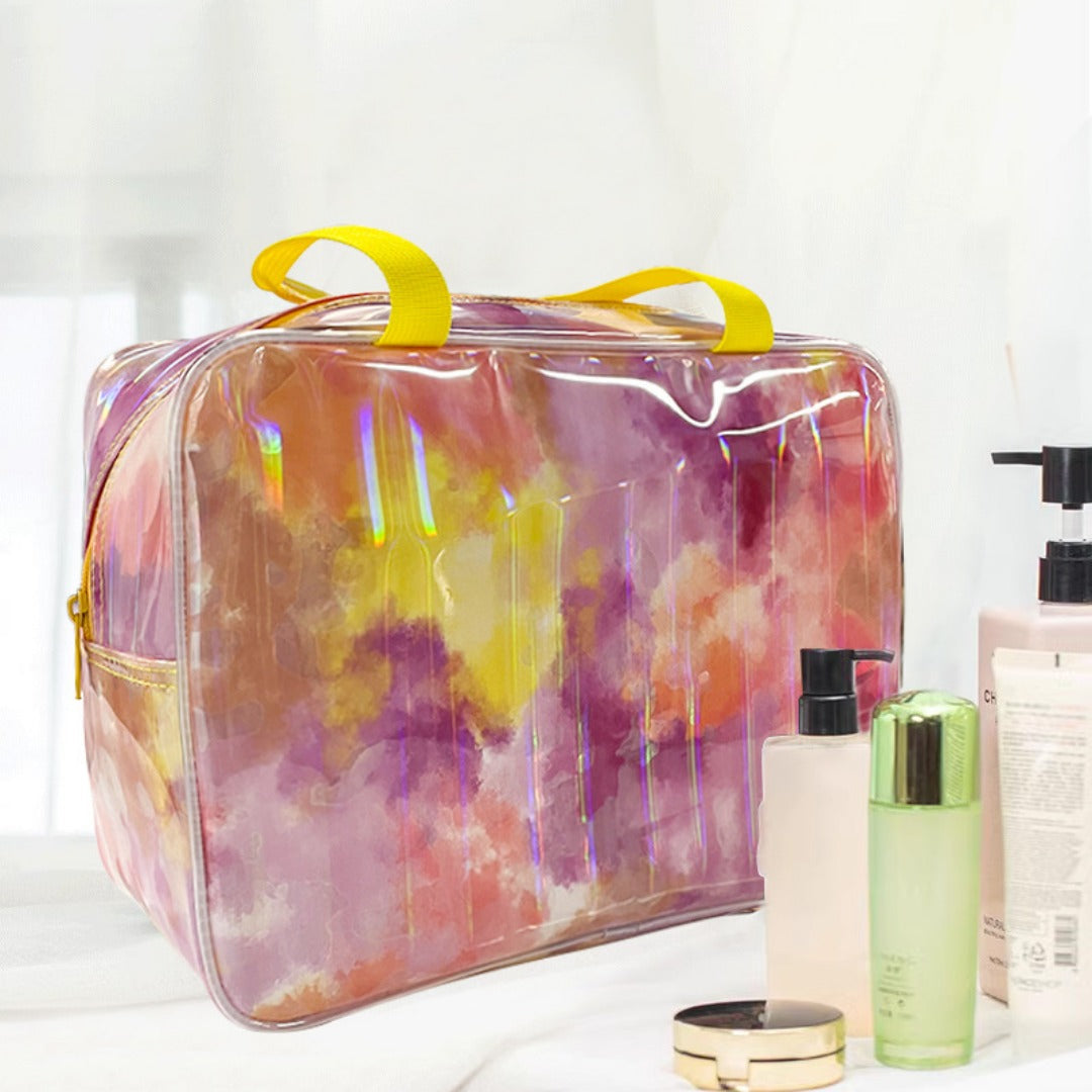 Waterproof Makeup Bag for Women - Large Capacity Travel Toiletry Organizer & Portable Storage Bag -dropshippingabc.com