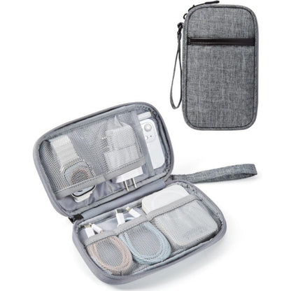 Zip Around Wristlet Wallet for Women with Headphone Cable Storage - Travel Cable Organizer Bag -dropshippingabc.com