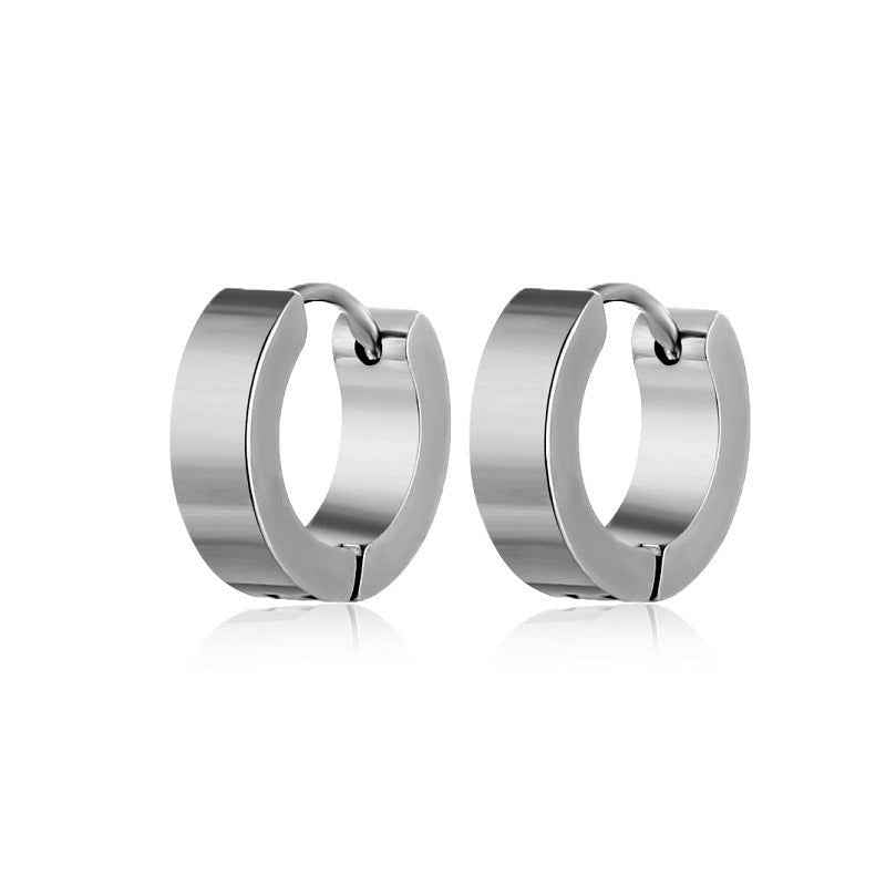 Women's Classics Silvertone Large Hoop Earrings
