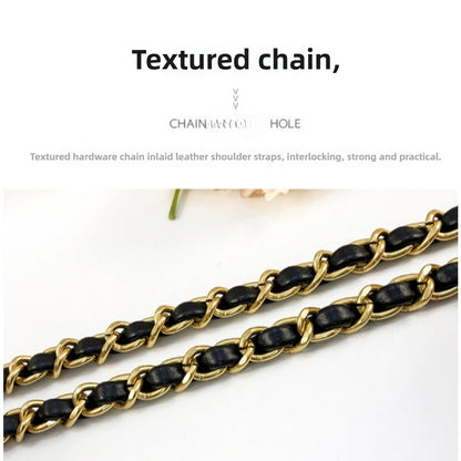 Checkered Embroidered Fanny Pack - Stylish Crossbody Chest Bag & Waist Purse for Women with Fashion Chain -dropshippingabc.com