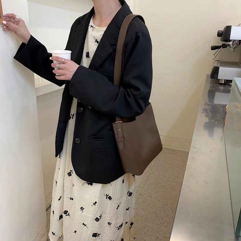 Women hobo bag 2 pc set large capacity Pu leather