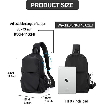 Tactical Chest Bag - Multifunctional Anti-Theft Fanny Pack Crossbody for Trekking & Cycling -dropshippingabc.com