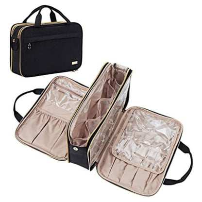 Travel Makeup Bag Organizer - Large Wash Bag & Cosmetic Storage Kit for Women -dropshippingabc.com