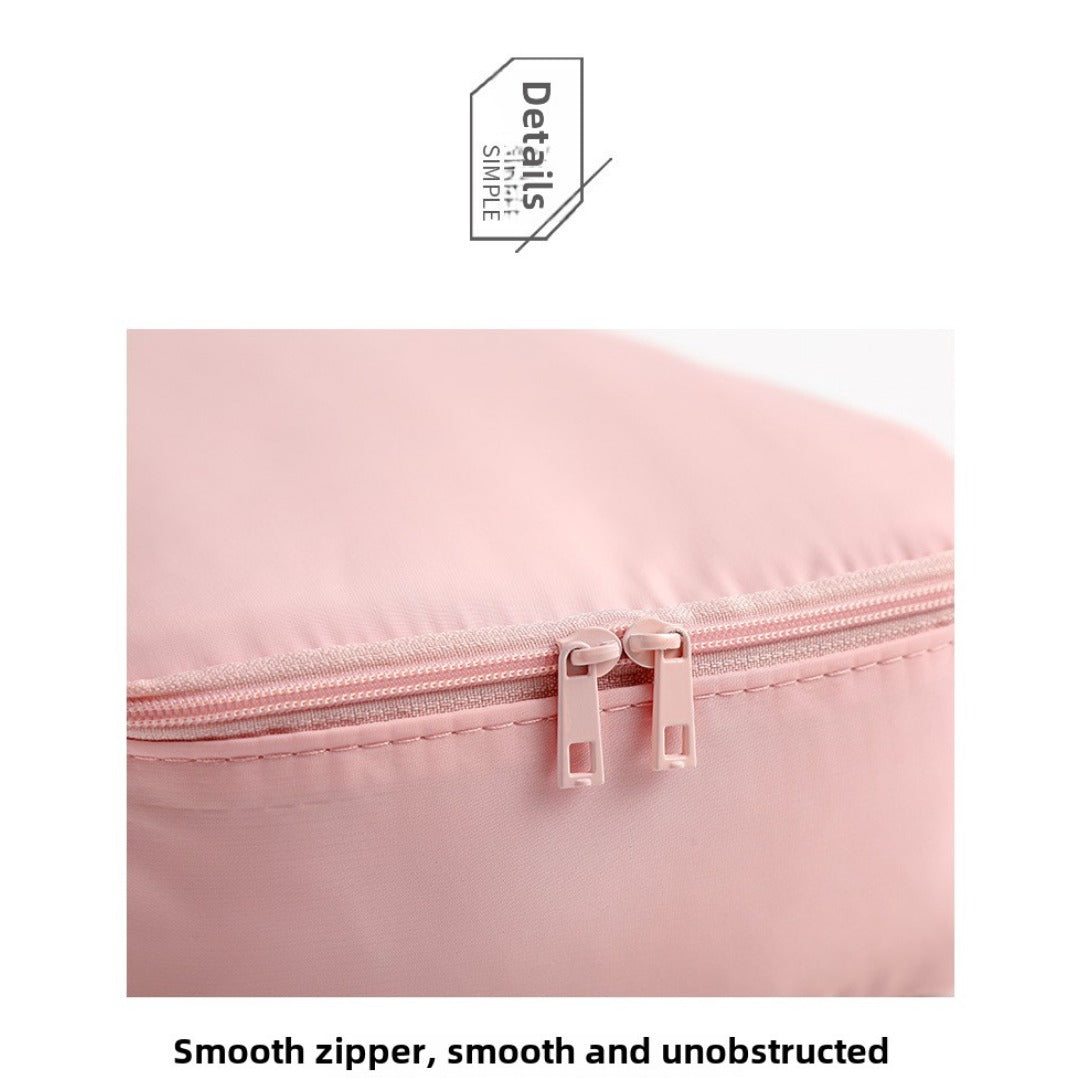 Large Capacity Waterproof Makeup Bag with Compartments - Portable Travel Toiletry & Cosmetic Storage Organizer -dropshippingabc.com