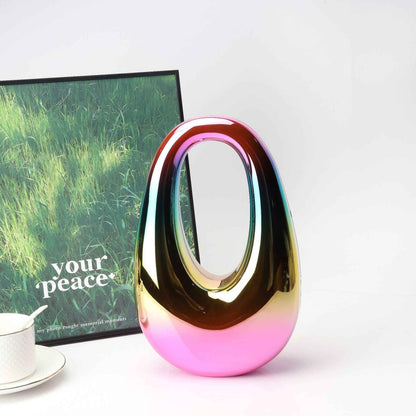 U-Shape Acrylic Evening Bag - Party Decoration Clutch Purse with Versatile Chain Strap