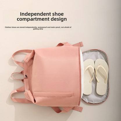 Fitness Backpack with Wet-Dry Separation - Large Capacity Sports Bag for Gym, Swimming & Beach Travel -dropshippingabc.com