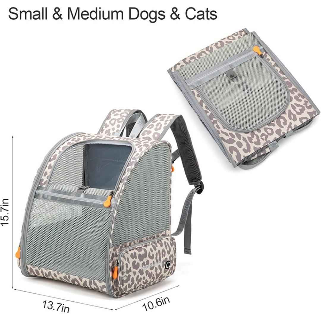 Stylish Pet Bag - Premium Pet Backpack Portable with Breathable Mesh for Hiking, Perfect Cat Backpack for Everyday Adventures