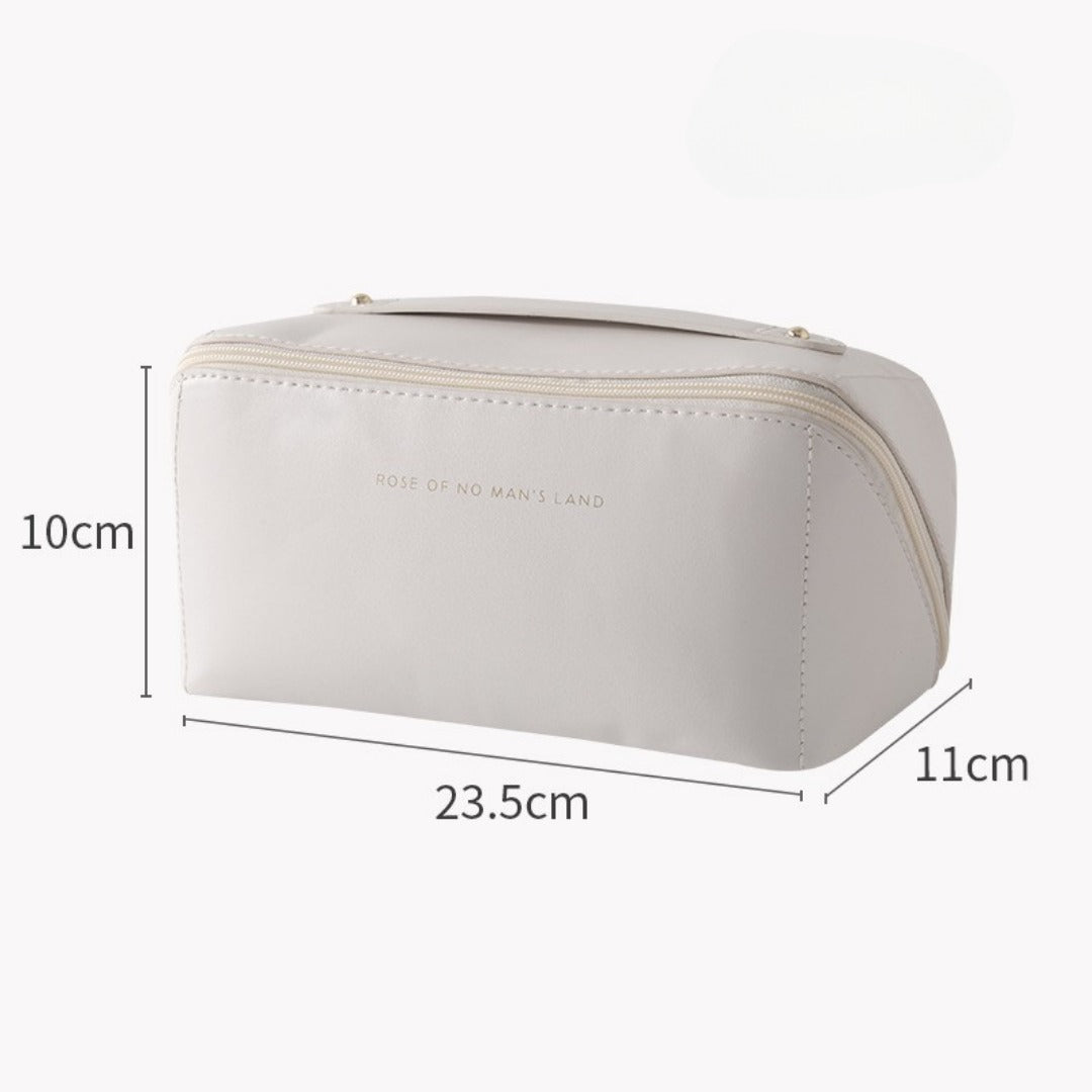 Stylish Large Capacity Makeup Bag for Women - Versatile Travel Toiletry Organizer with Compartments -dropshippingabc.com
