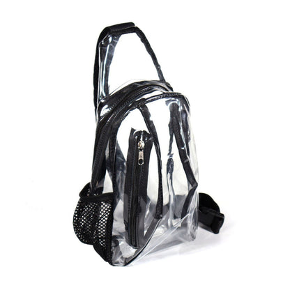 Premium PVC Transparent Chest Bag – Waterproof Fanny Pack Crossbody & Belt Bag for Stadiums and Concerts -dropshippingabc.com