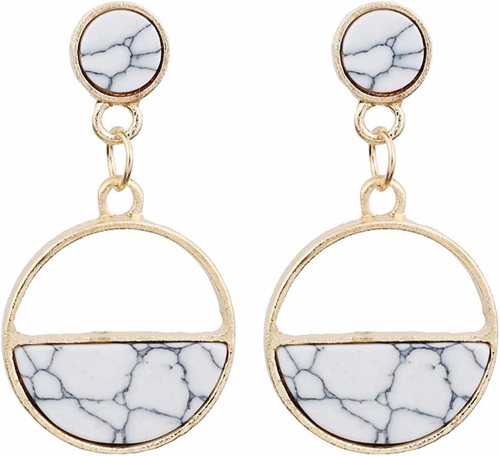 Faux Fur Pom Pom Tassel Drop Dangle Earrings Set