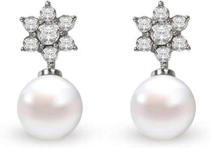 Faux Fur Pom Pom Tassel Drop Dangle Earrings Set