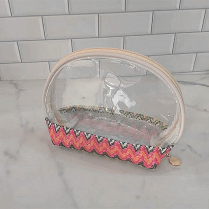 Straw Woven Makeup Bag - Small Waterproof Cosmetic Organizer for Travel & Portable Storage -dropshippingabc.com