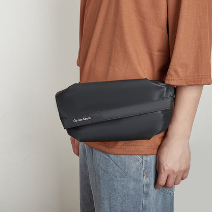 Men's Sports Fanny Pack – Casual Shoulder Bag, Cycling Breast Bag, Waterproof Chest Purse, Crossbody Waist Bag, Fanny Pack for Men -dropshippingabc.com