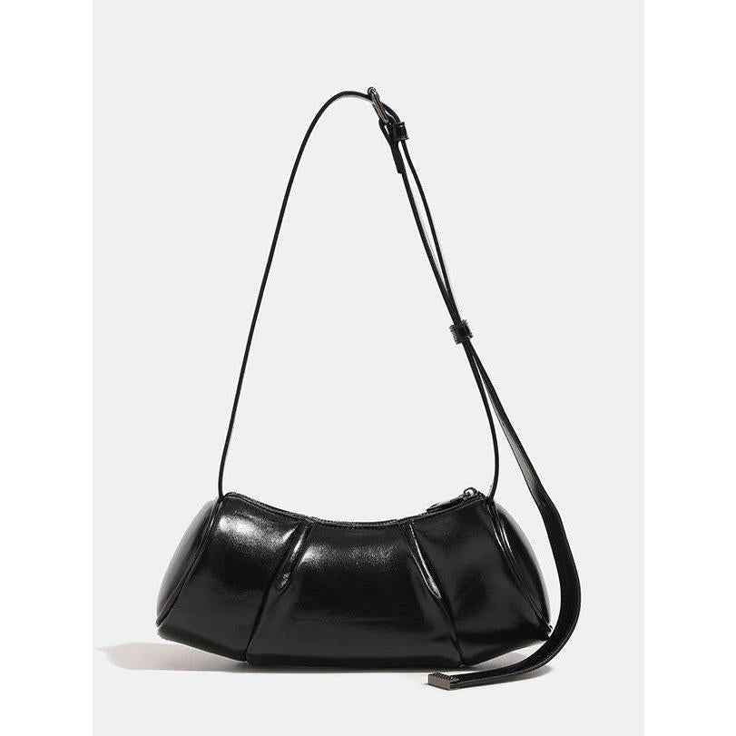 Elegant Folded Cylinder Bag - Stylish Small Pillow Bag & Casual Crossbody Bag for Women | Fashion Retro Design